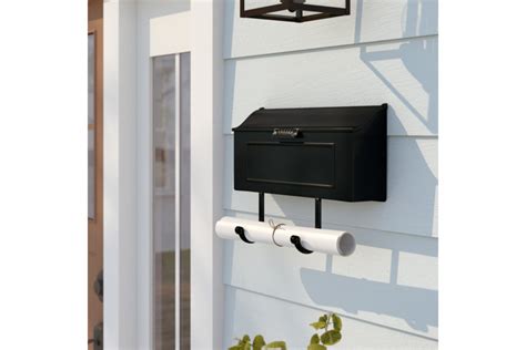 light metal door mail boxes|wayfair front door mailboxes.